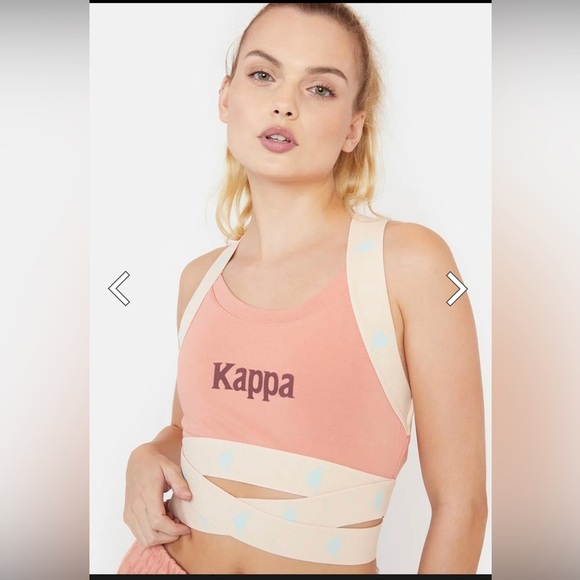 Kappa Tops - Kappa coral banda  ivohibe bra top large new